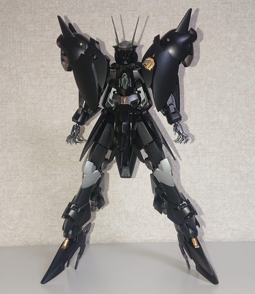 正面です。
ま、いつもの感じですねf(^_^;今回は胴体にガフランをまんま使用してます。