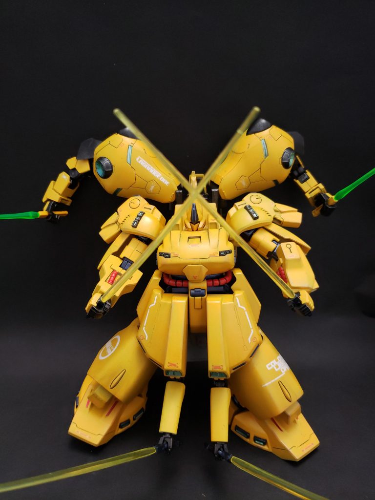 ビームサーベル六刀流🎵
これならゼータにも百式にも負けない( *^艸^)