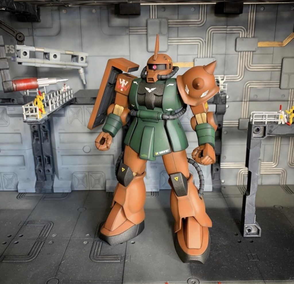 ガルマ専用ザク–2枚目/制作者：ぴよ