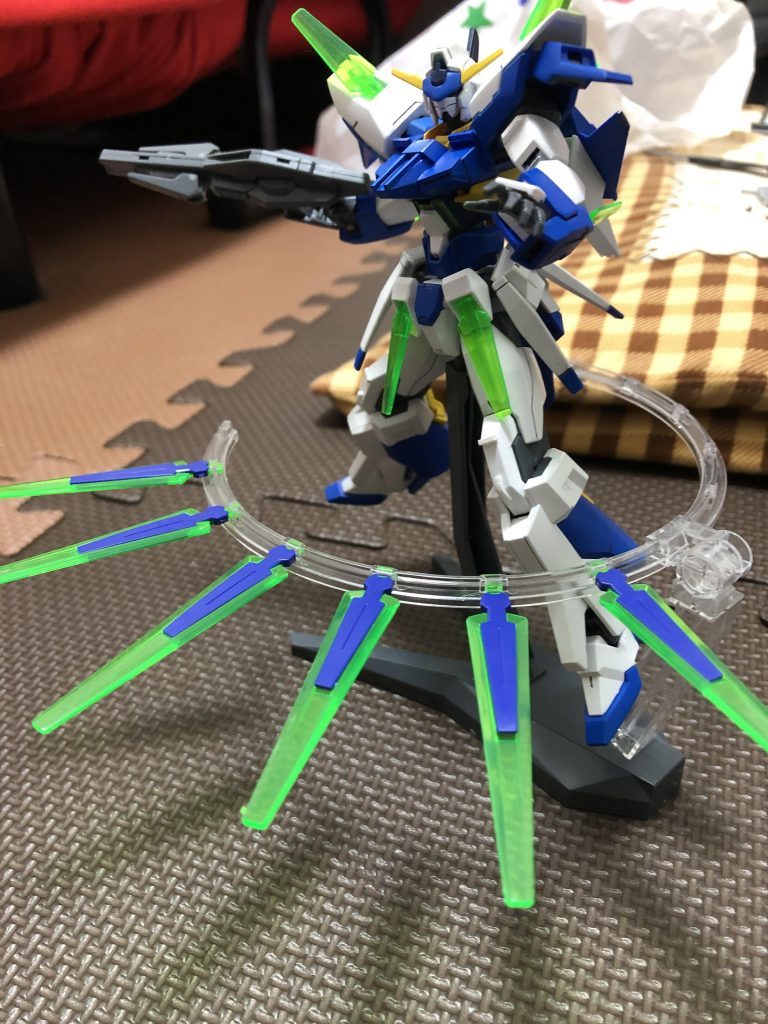 可動は申し分なし
ageキットは優秀ですね。