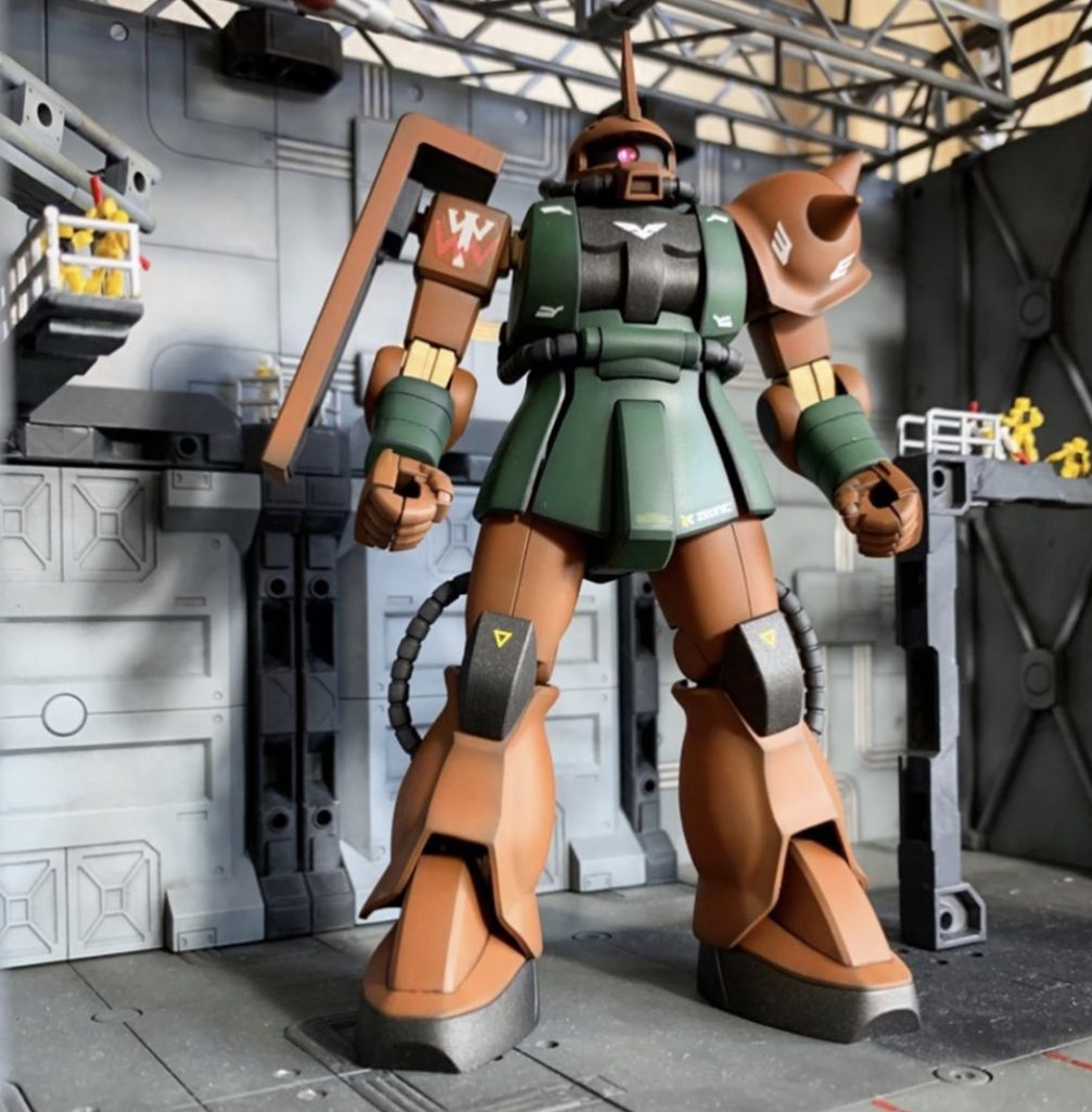 ガルマ専用ザク–3枚目/制作者：ぴよ