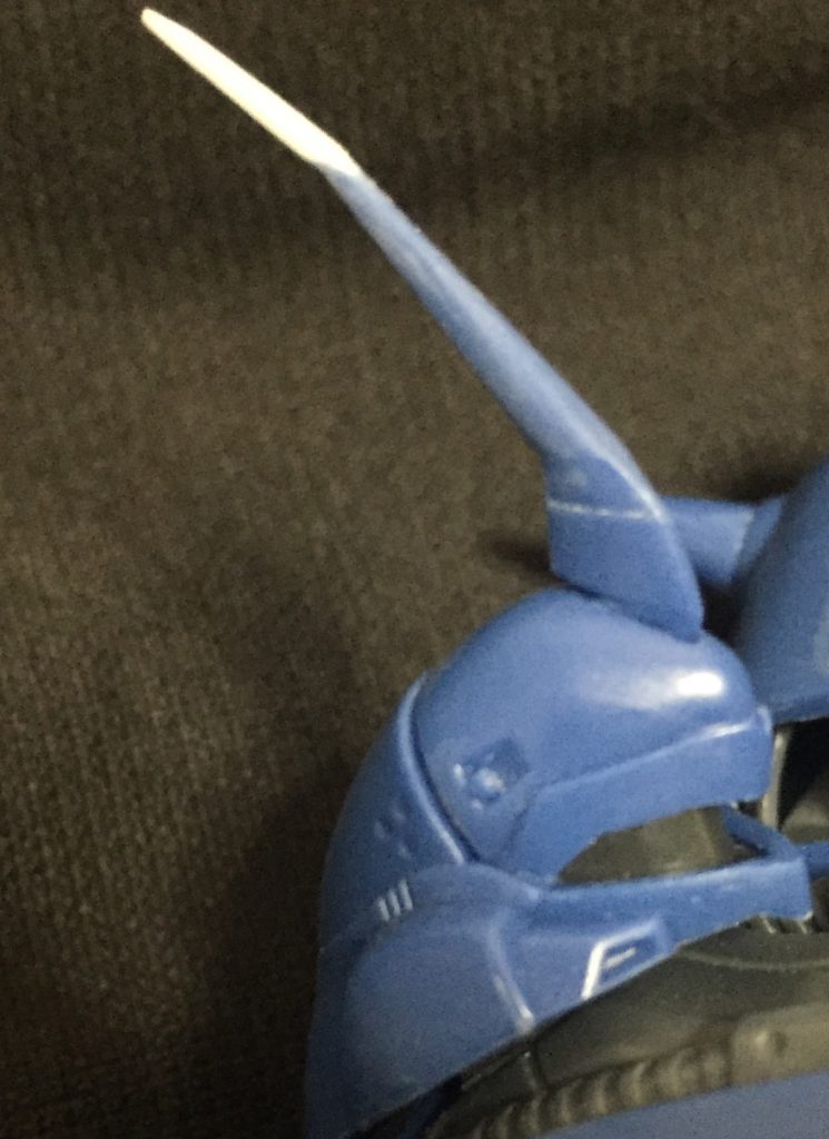 アンテナのやや斜めの延長