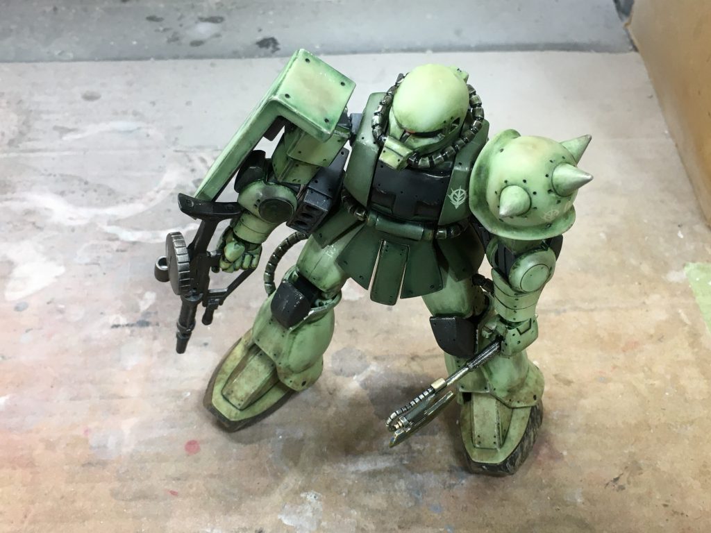 ZAKUⅡ 量産型 HGUC040–5枚目/制作者：石井真幸