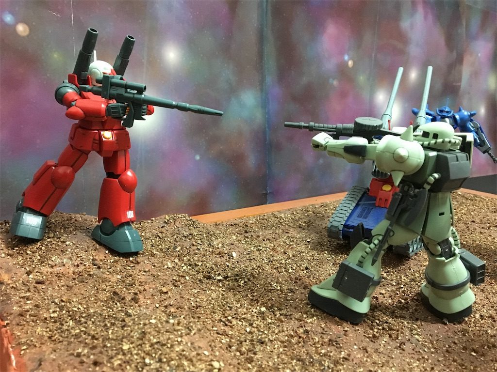 HG ジオラマ（惑星編）–5枚目/制作者：すてでぃ