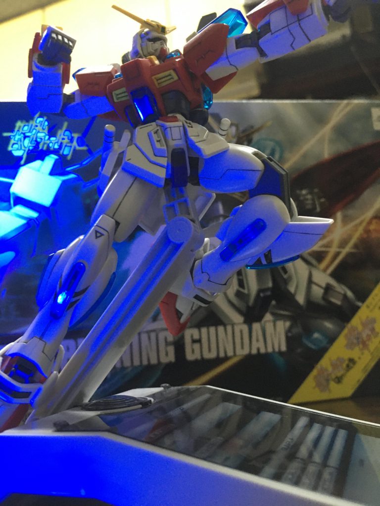 スターバーニングガンダム（初めてのスジボリ）–2枚目/制作者：@inazuma_zeroP