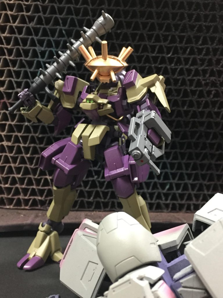 ということでグレイズオリジナル改造機こと モロク・グレイズでした！閲覧ありがとうございます(｢・ω・)｢ｶﾞｵｰ