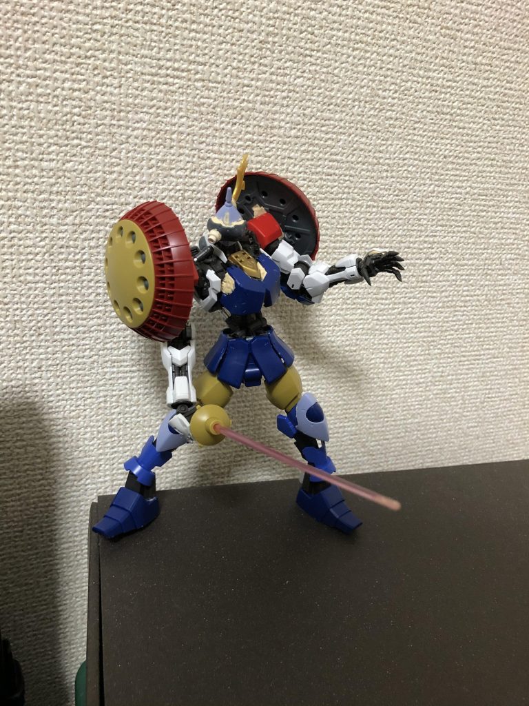 塗装前。パテがモリモリ。夢がモリモリ(死語