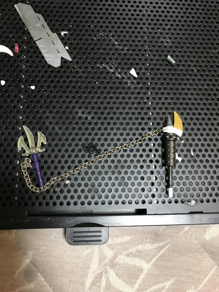 ライトニングブレイカーは黄蓋グフと合体武装を使って大型化しました