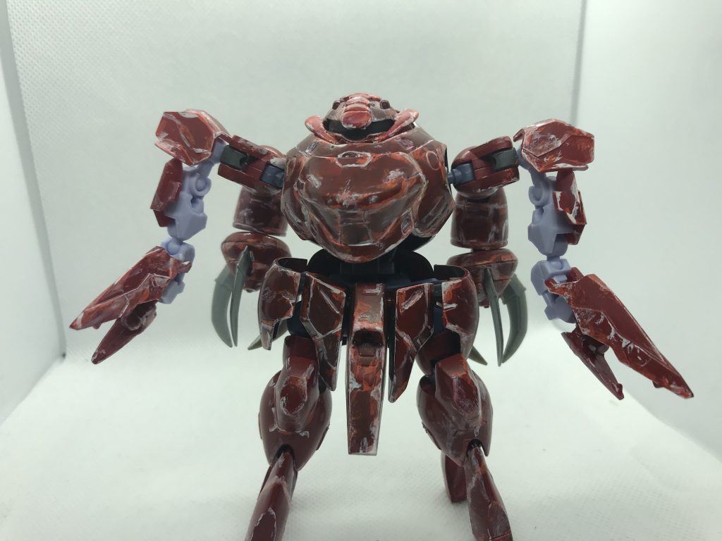 腕をひっくり返しただけの簡単変形の
クラブモードです🦐