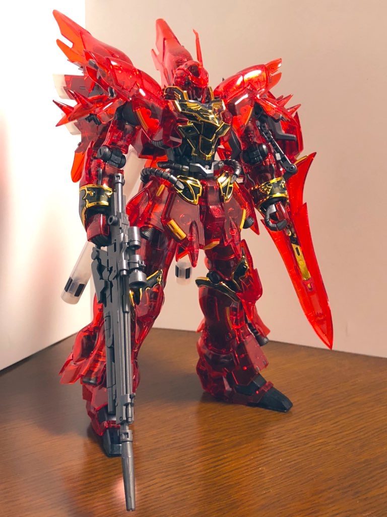 RG シナンジュ クリアカラー｜penpenさんのガンプラ作品｜GUNSTA