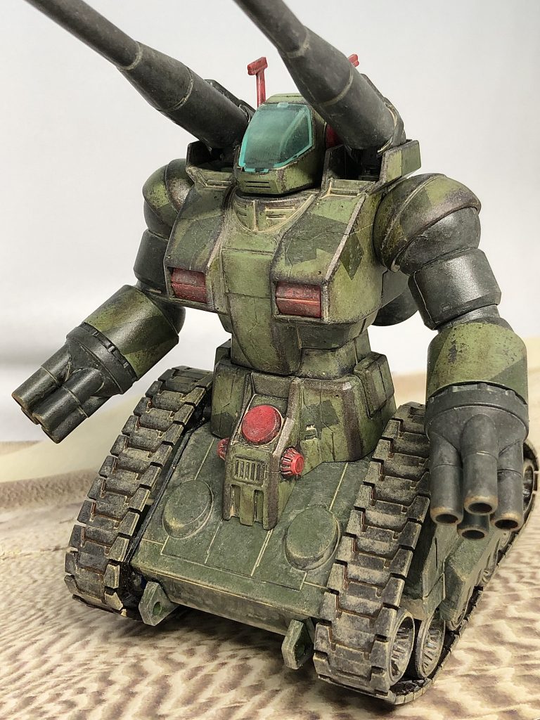 局地型ガンタンク-砂漠仕様–2枚目/制作者：@right_gunpla