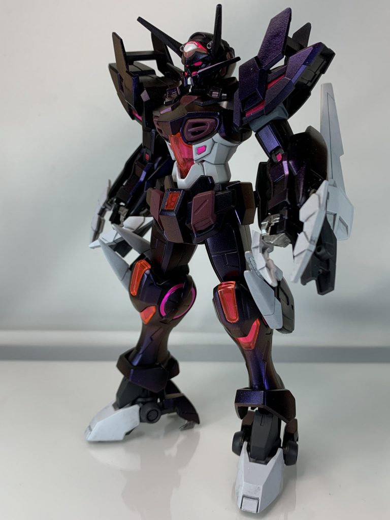 爪の足首が少し嫌だったので、
前後逆にしています