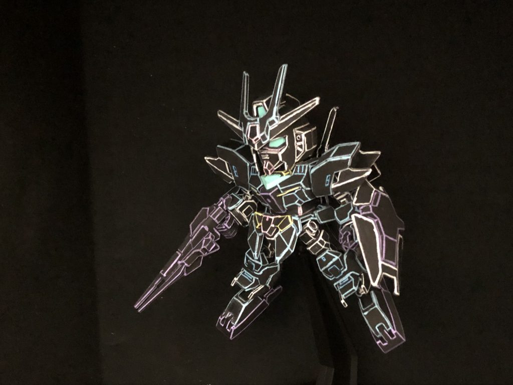 SDCSアースリィガンダム ハシビル考案ネオン風塗装–6枚目/制作者：ハシビル