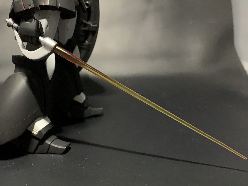 ビームバズーカを扱えるようになった副産物
ビームレイピア
細く長くなって、刺突性能増し増し