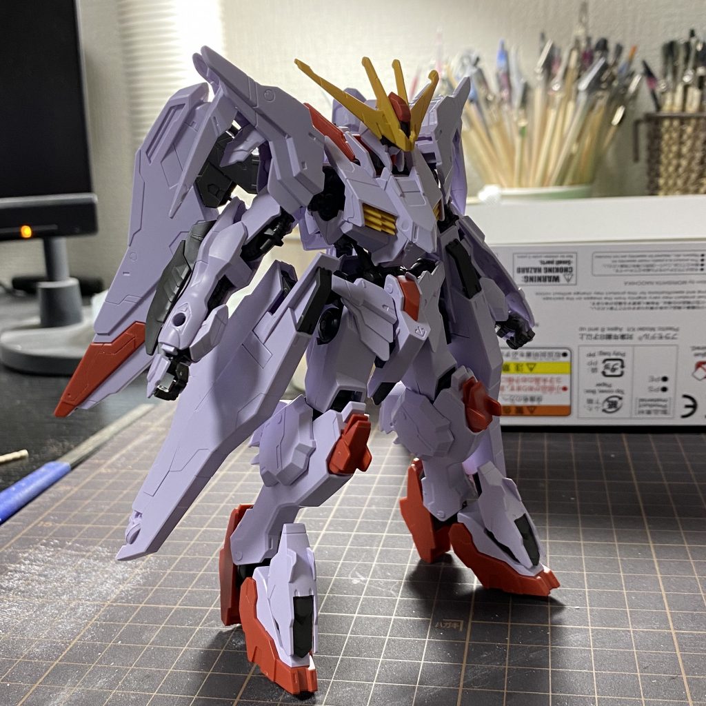 素組
羽をたたんだ際の角度を改造したりしましたが、結局取り外しました。。。