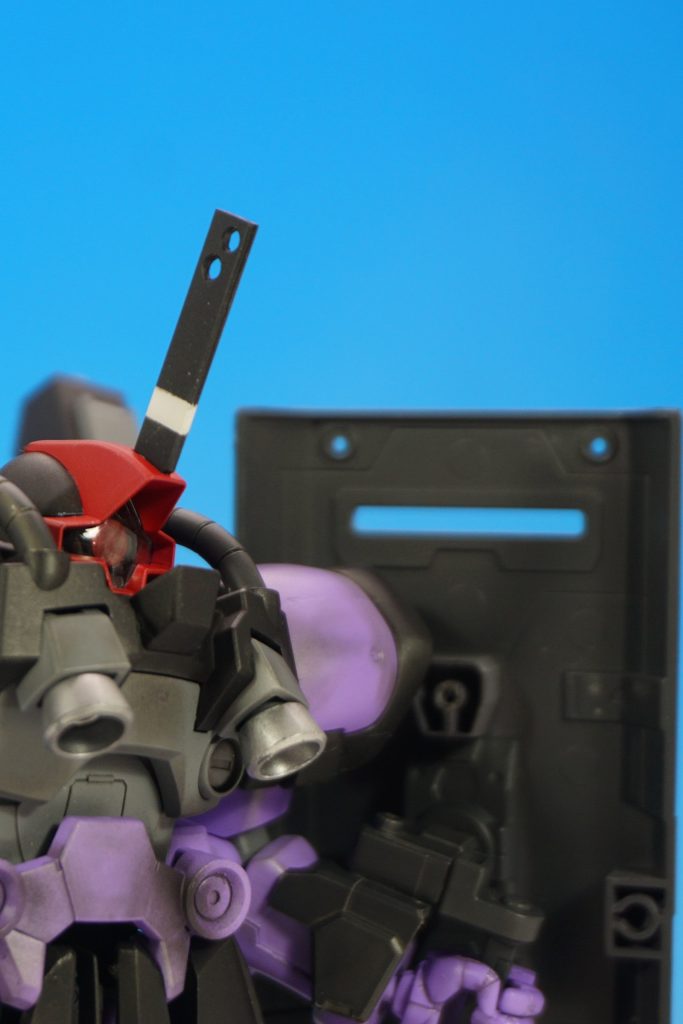 付けてみると意外と似合うのでそのまま採用。試験機の無骨さが出た気がします。
その他のプラ板はブースター周りなどは活躍しております。