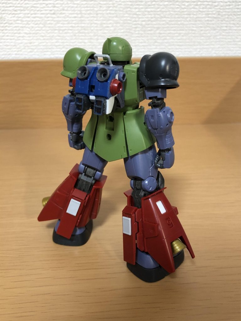 ほとんどがザクIそのままです。