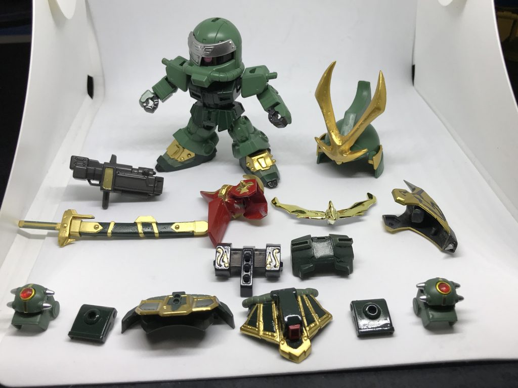 鎧は取り外せます