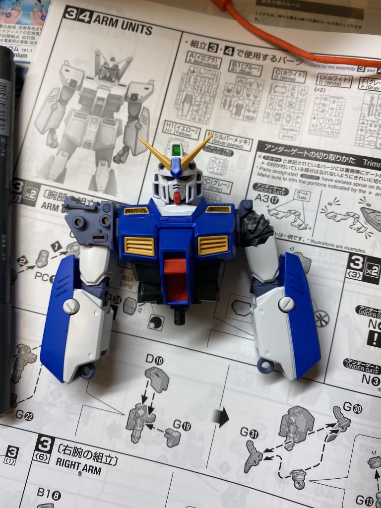 シーリングは慎重を要しました😅
今回は久しぶりのガンプラ制作でしたが、MGであるため、パーツが大きく組みやすかったです。
とてもいいガンプラだと思います。
これを機にまたポケ戦を観直そうと思います笑