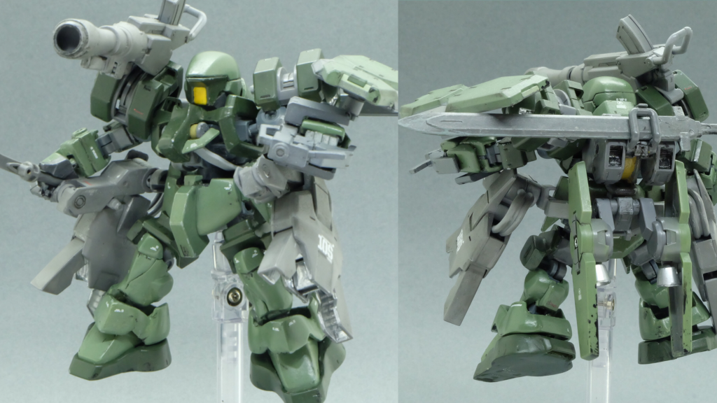 ⚫︎グレイズ(フルアーマー)
オプションの全部載せ。