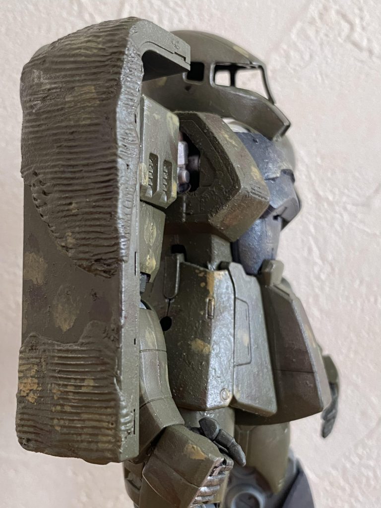 ジャンクパーツのシールドにエポパテでツィンメリットコーティング❗️