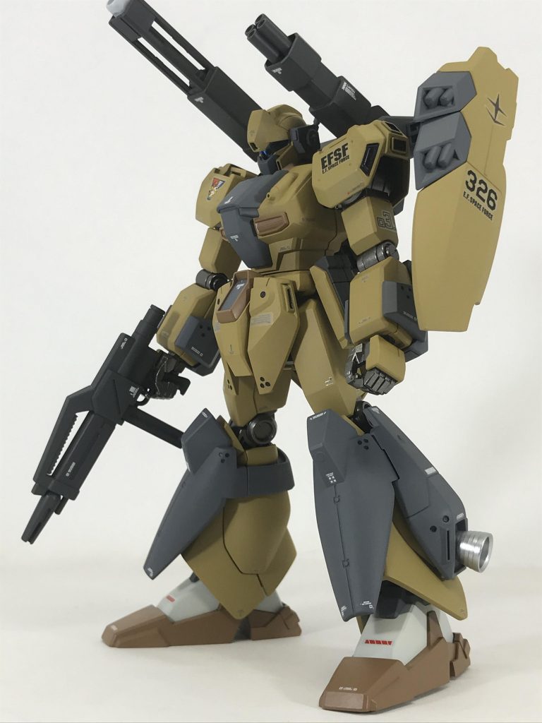 3号機(機体No.326)の紹介。ベースキットはS型(スタークジェガン)とし、ガンナー仕様にしました。