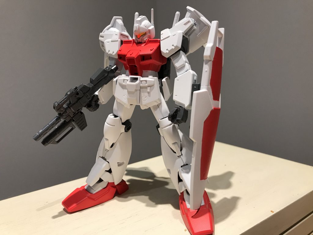 ちなみに、この時期はひたすらジムばかり作っていました。特にジムカスタム、ジム改の造形が好きで…
エースが使う弱強いジムが好みなのかも。