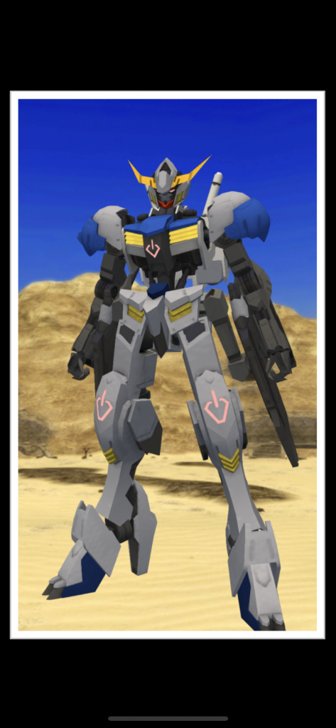 配色をガンダムブレイカー(モバイル版)で調整してみる図
