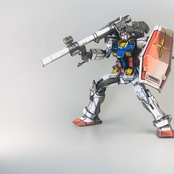 HG ガンダム オリジン版イラスト風塗装