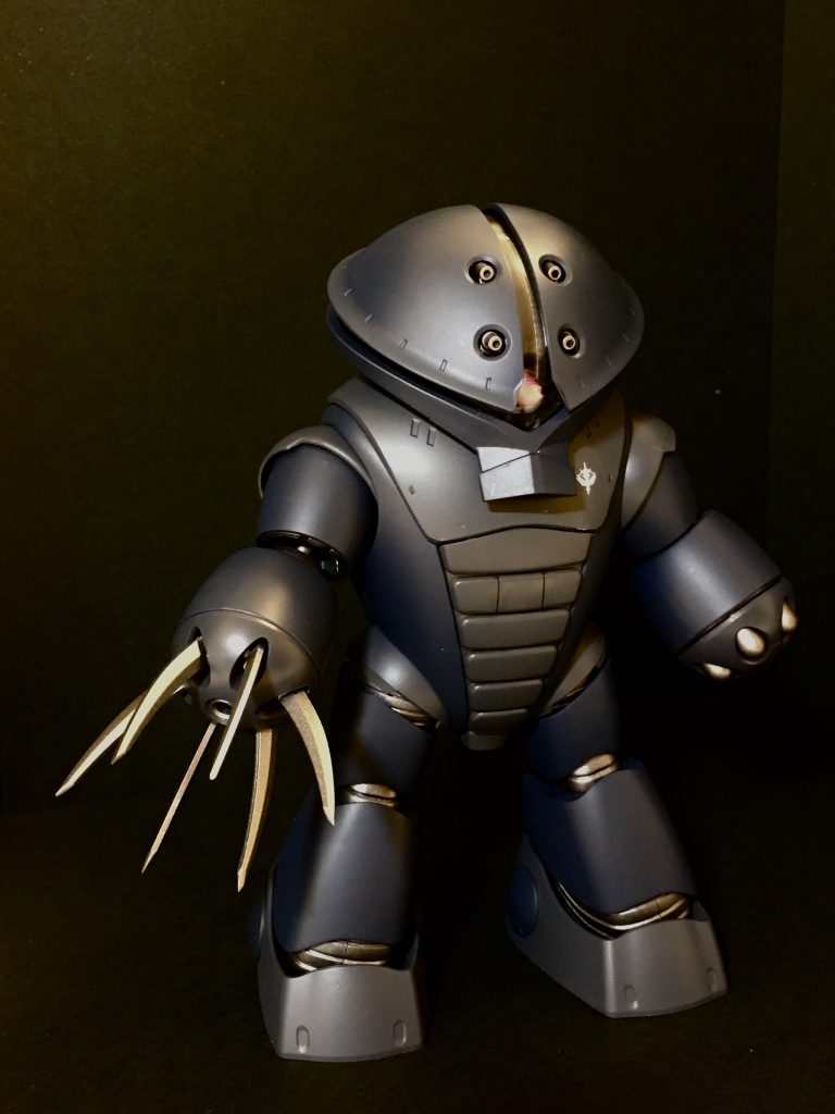 胸のジオン章はドライデカールです。　

全てラッカー系塗料をエアブラシ塗装です。

最後まで閲覧ありがとうございました！