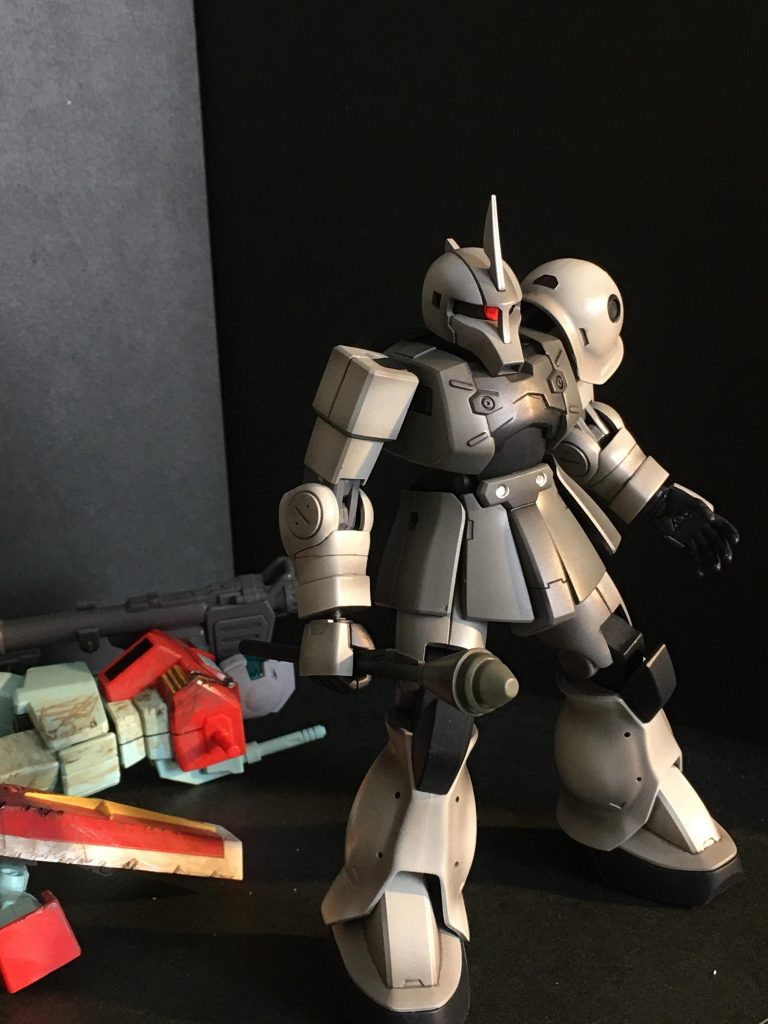 強そうな旧ザクに仕上がりました。