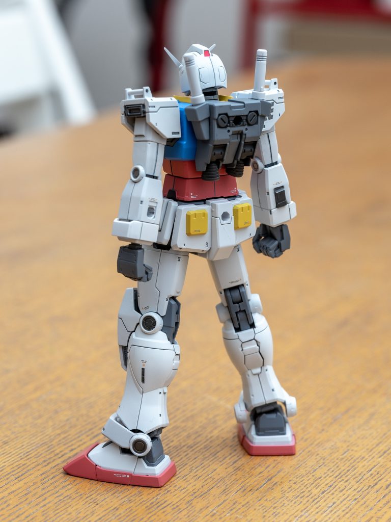 HGガンダムオリジン版、速作り–4枚目/制作者：@func09