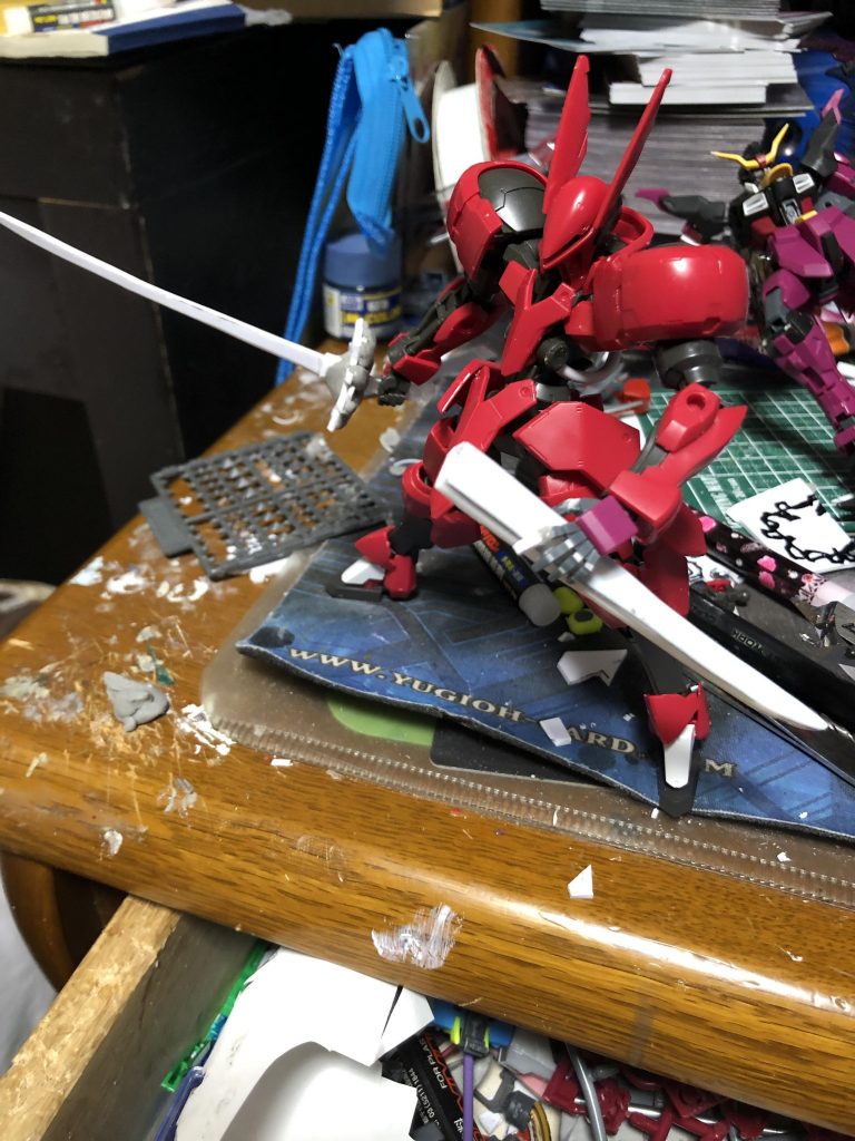 まぁ疑われることは無いと思いますが一応ちゃんと作ってるアピールです。

刀のモデルは新サクラ大戦より天宮さくらちゃんの帝鍵です。

というか機体自体も桜武結構リスペクトして作ってます。