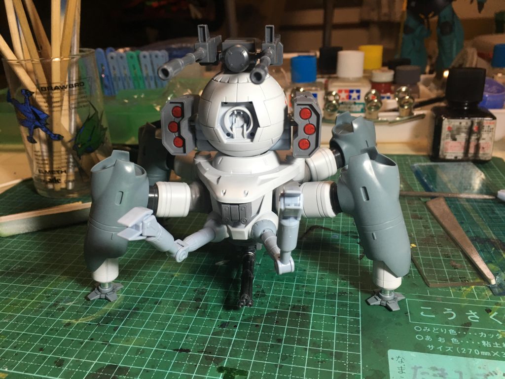 仮組み
ボールのアームがしっくりハマってくれました。