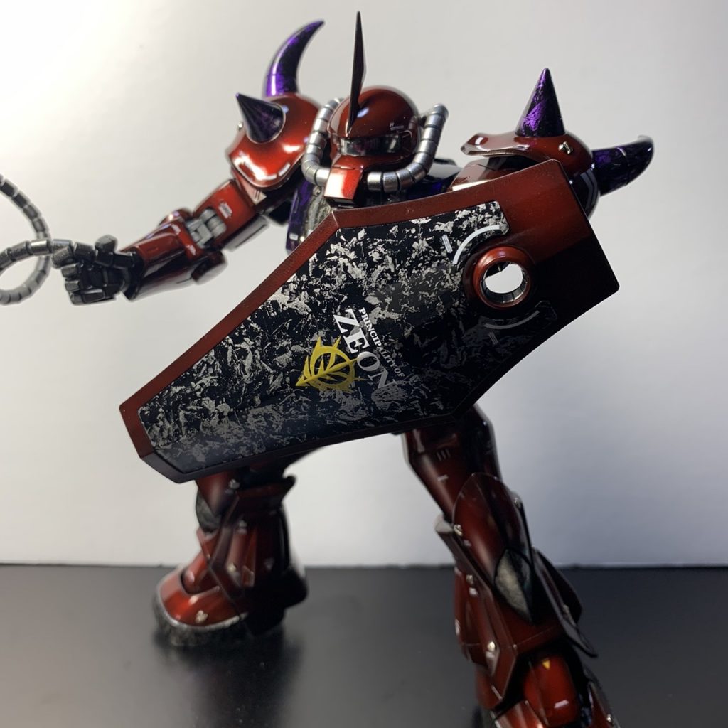 シールド部分が上手くラップ塗装できたと思いますw