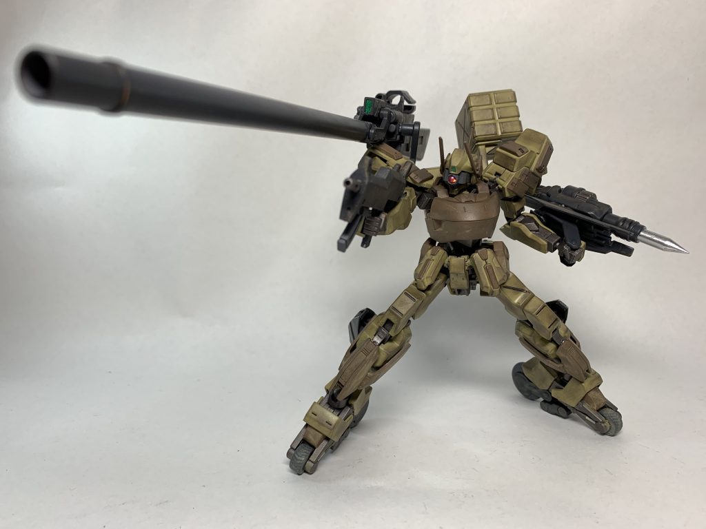 長距離用フォールディングキャノンはある程度角度をつけることが可能です。