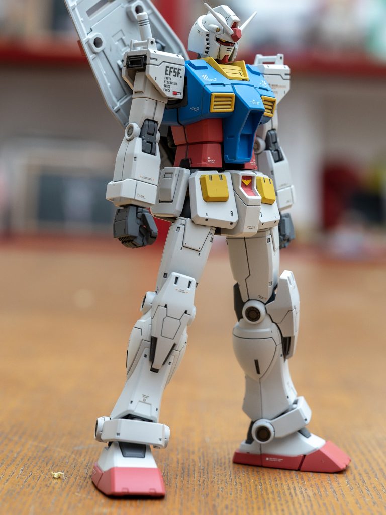 HGガンダムオリジン版、速作り–3枚目/制作者：@func09