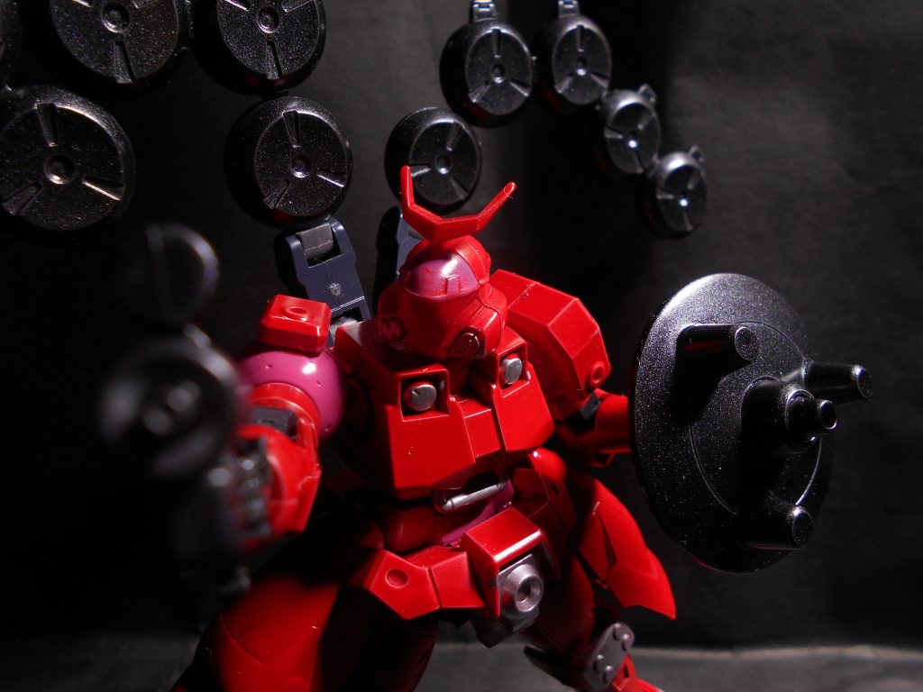 アクションポーズを取らせるとこんな感じ