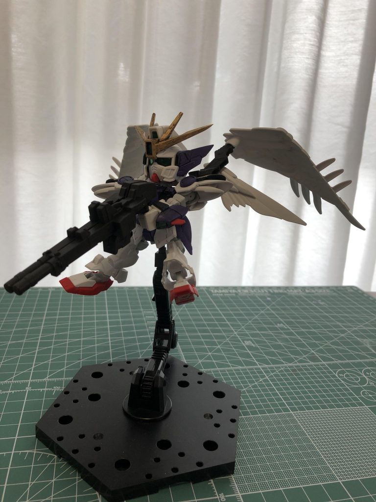 SDCSウイングガンダムゼロEW–4枚目/制作者：木更優（きさらまさ）