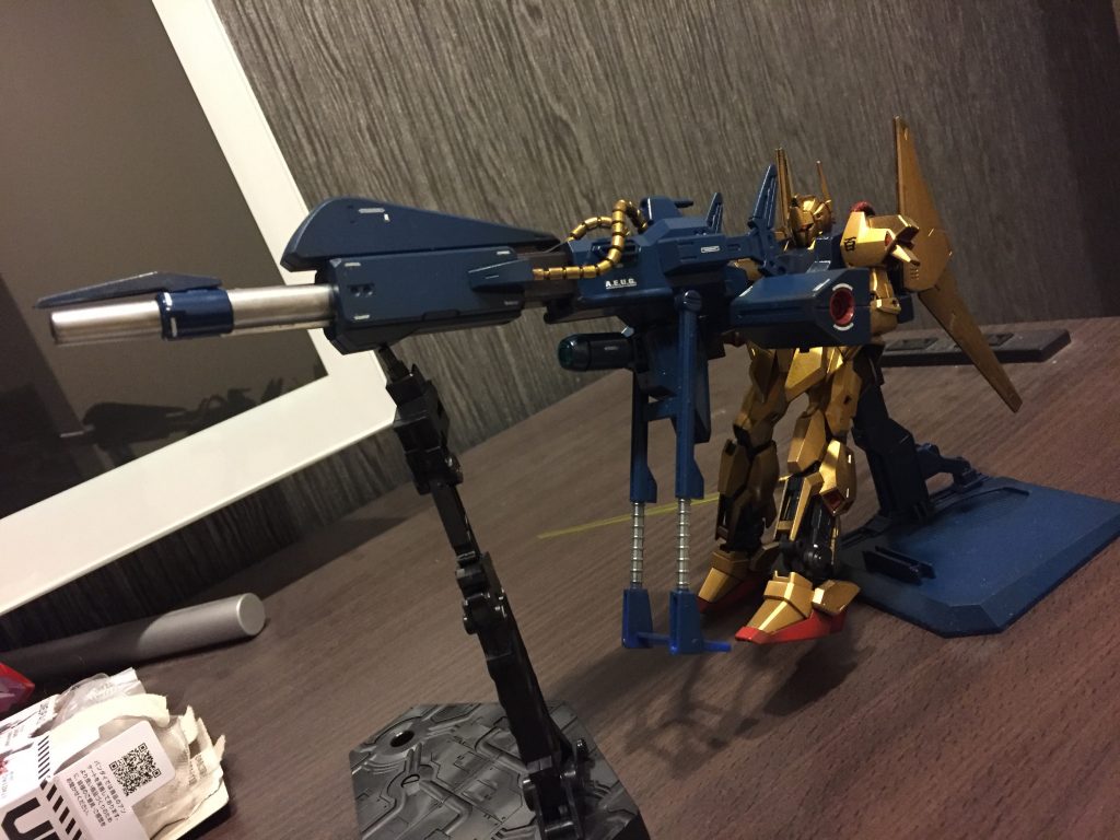 メガバズーカランチャーもプレバンで購入！百式とセットでバエますね（笑）