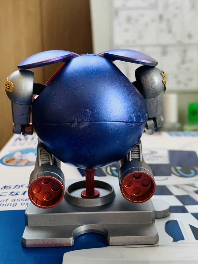 後ろは塗りがイマイチになってしまいました💦