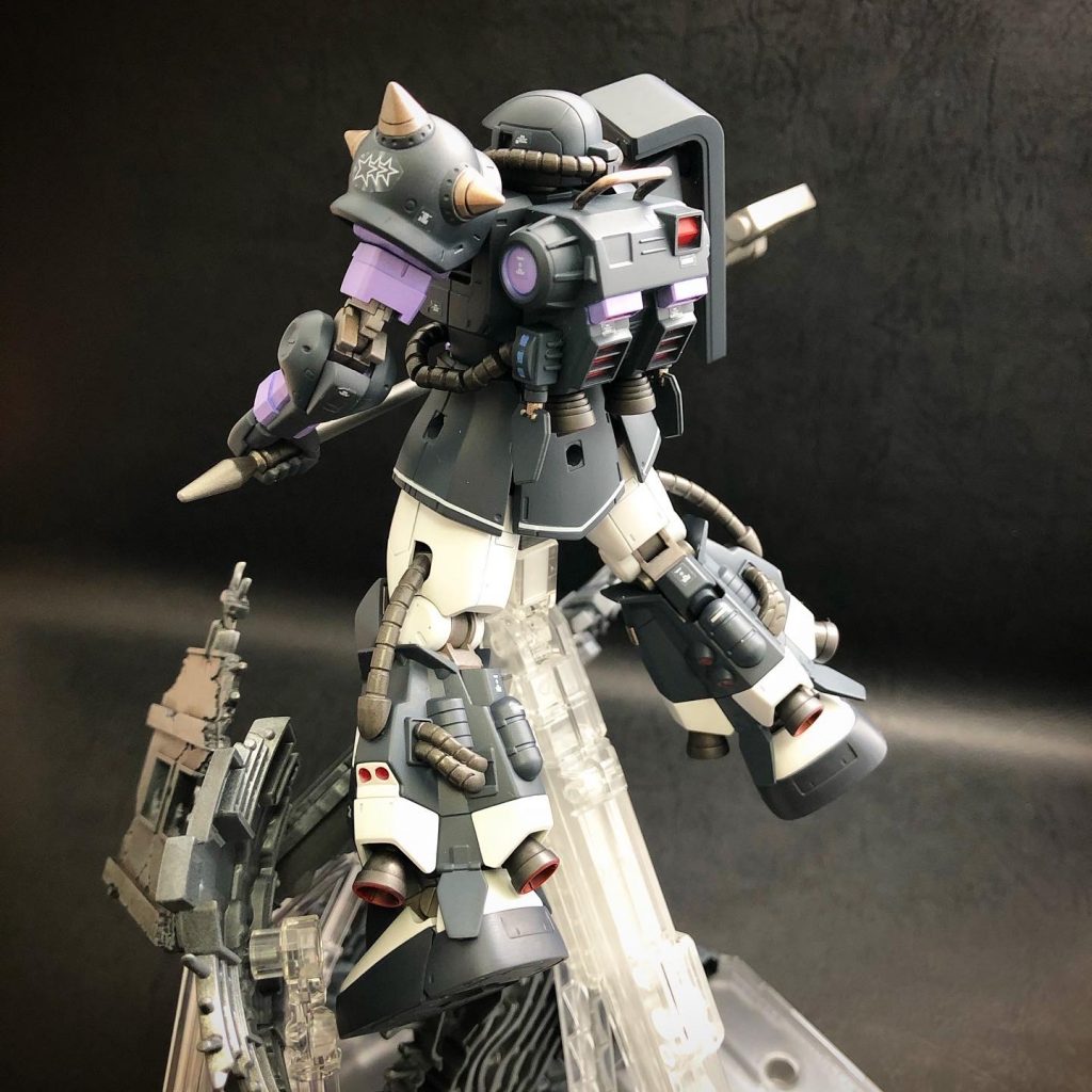 MS-06R-1A ZAKUⅡ オルテガ専用機–3枚目/制作者：@kenbumono