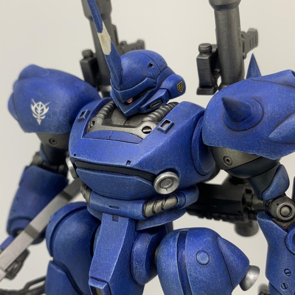 塗装は筆塗り。ドライブラシで雰囲気重視です🖌