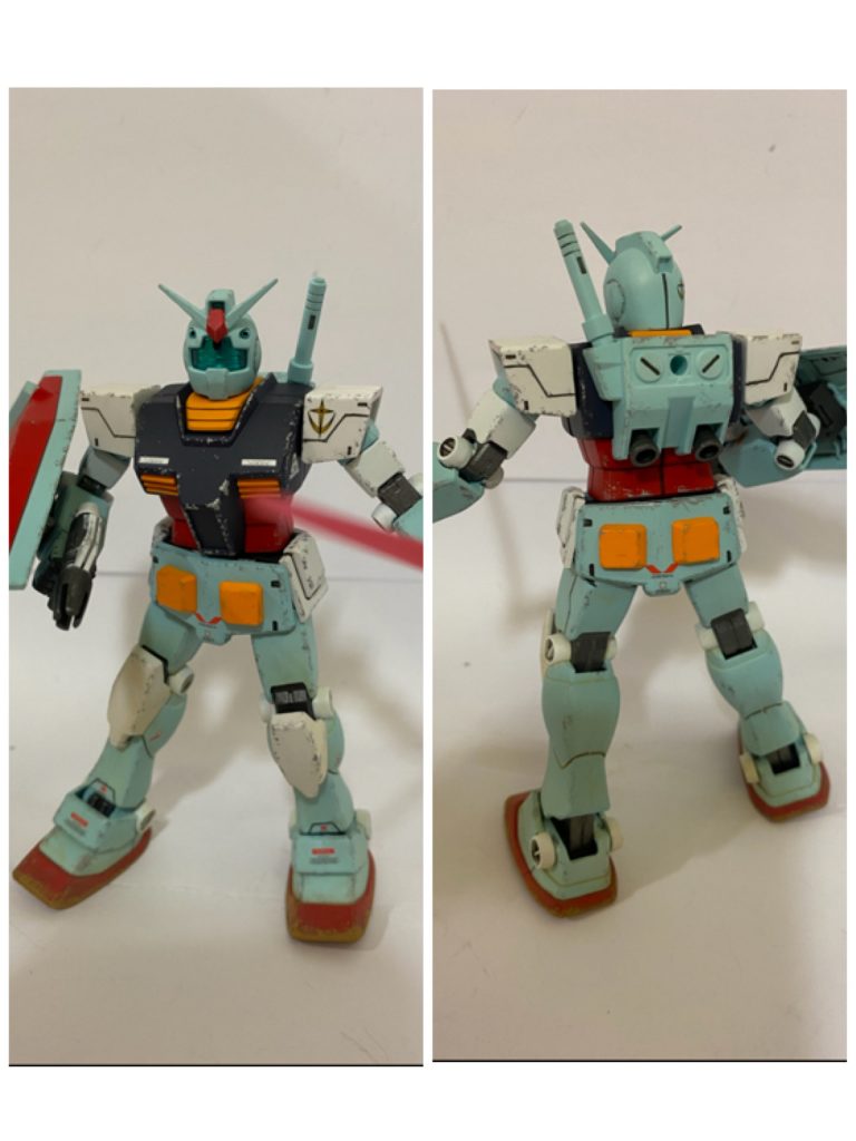 ガンジム完成　
ガンダムになりきれなかったジム