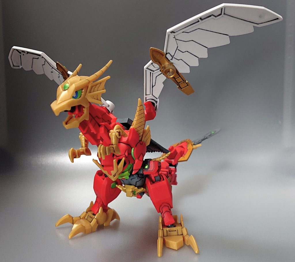 もちろん、ガンドラゴンモードに変形可能です。