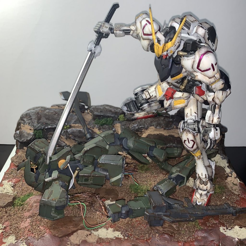 バルバトス戦闘シーン–2枚目/制作者：早川翔太