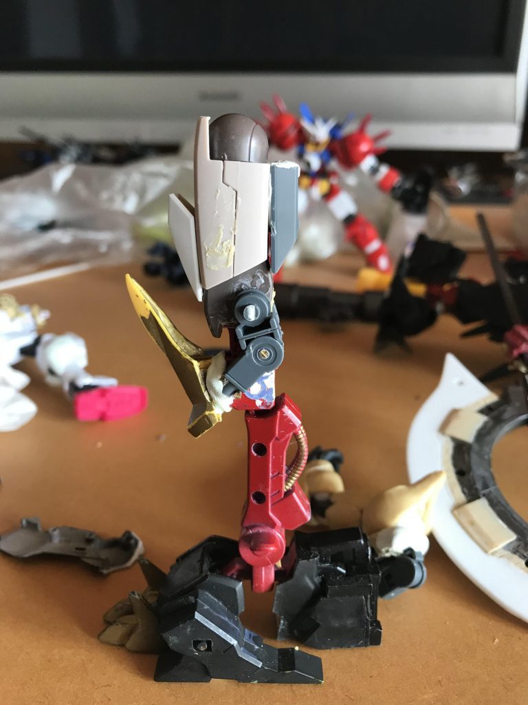 巨体保持のため各関節強化改修