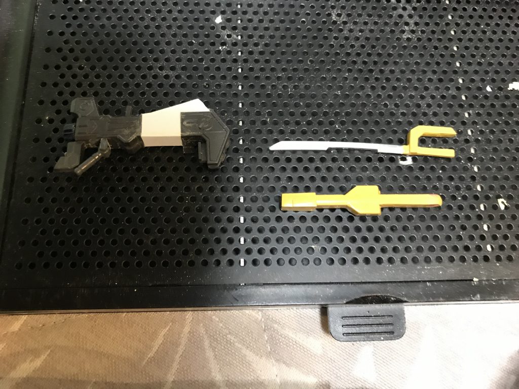 地獄邪悪砲はHGザクからグリップを移植