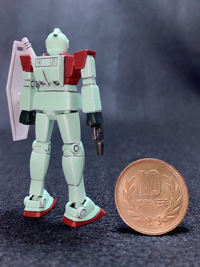 ランドセルのノズルのモールドを削り落として、コトブキヤのパーツ交換しました。