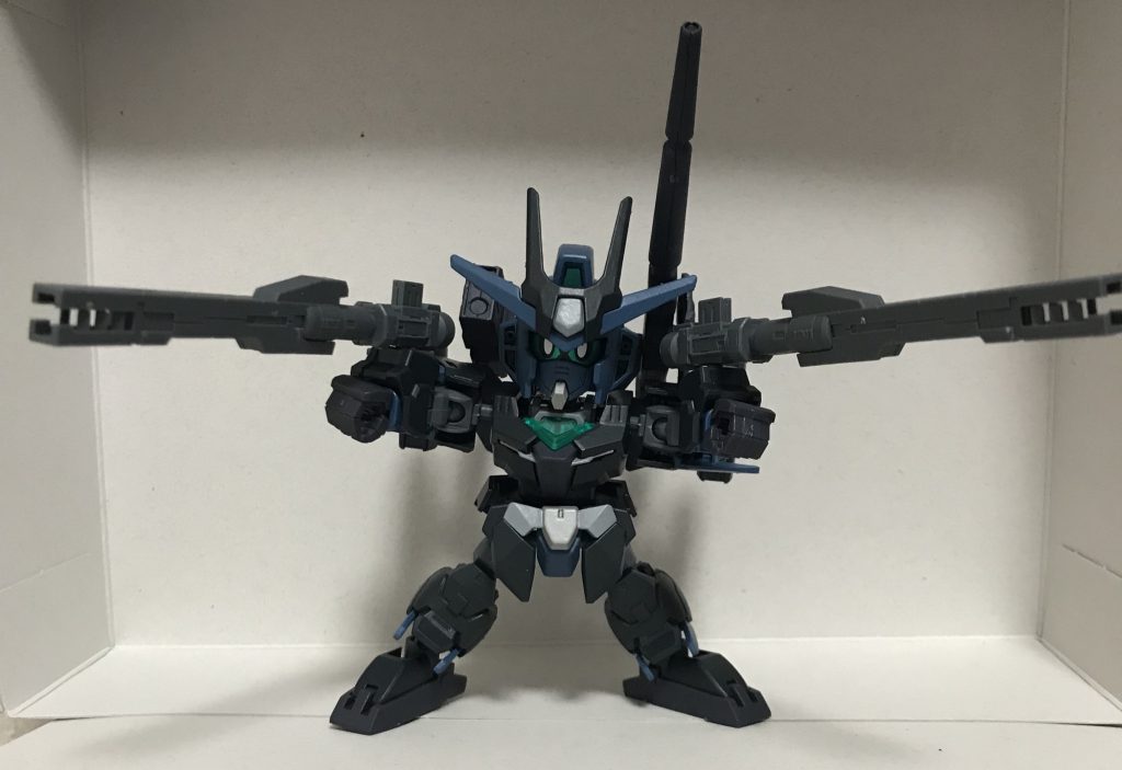 30MMオプションセットのレールガン
腕の3mm穴に接続
正直ミニガン状態の方が良かったかも